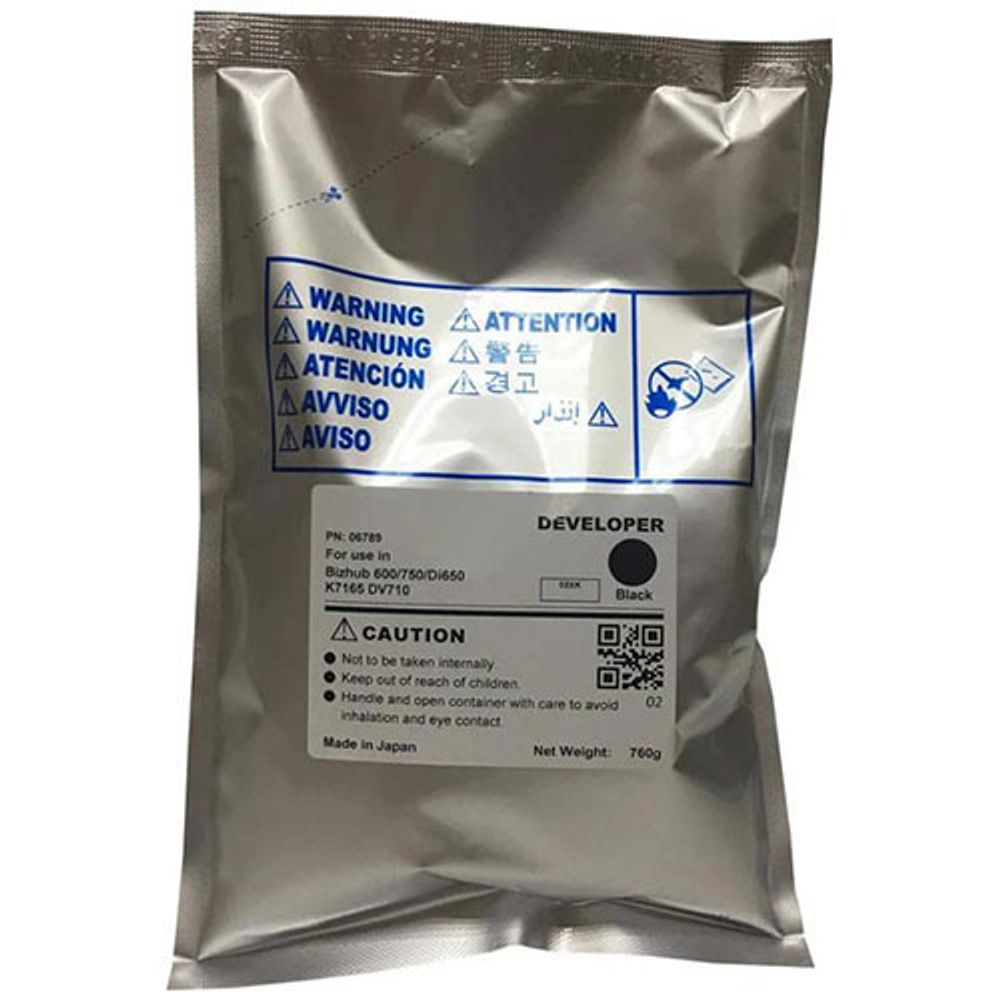 Девелопер DV710 для KONICA MINOLTA Bizhub 600/750/601/751 (CET), 760г, 250000 стр., CET6789