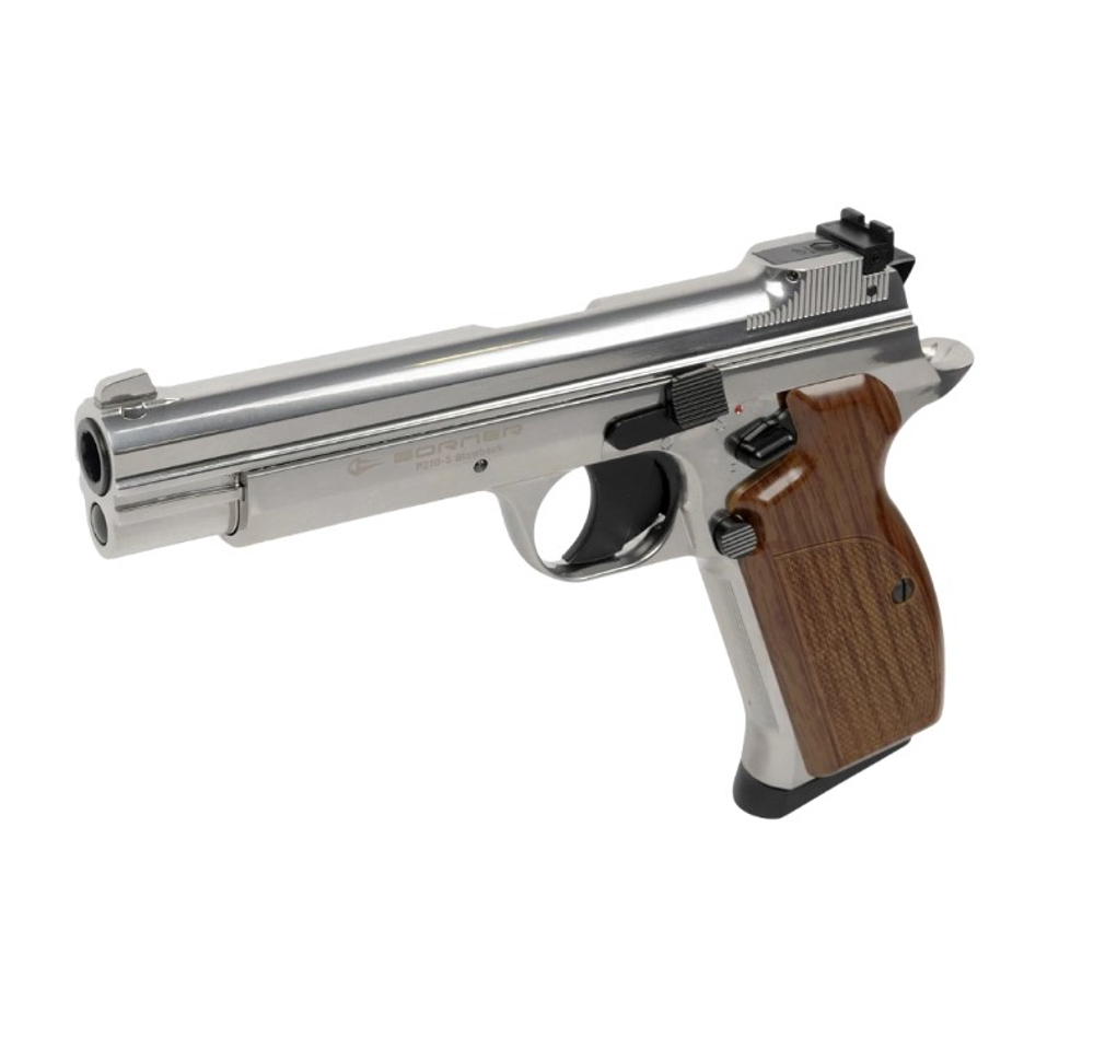 Пистолет пневматический BORNER P210S (blowback), кал. 4,5 мм