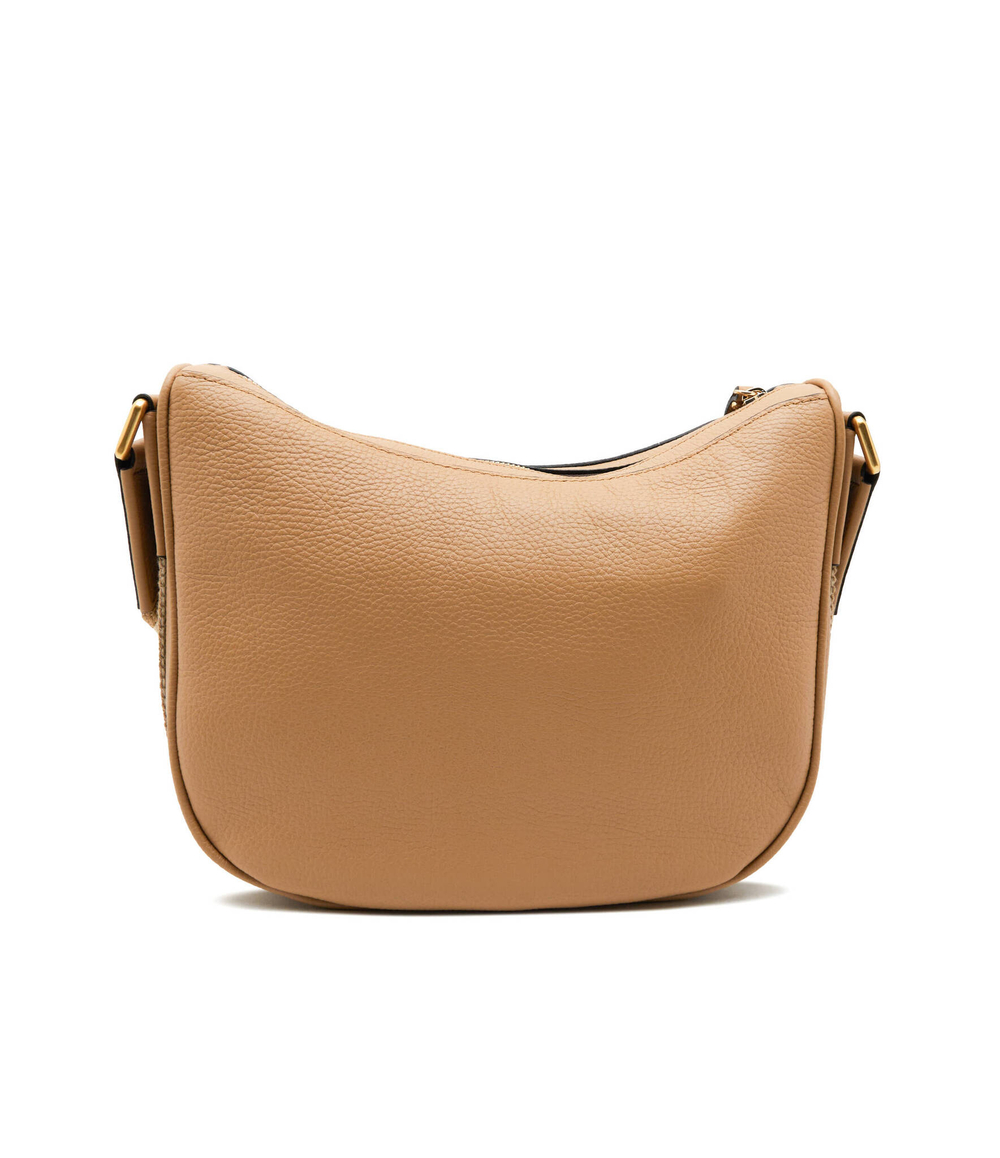 Кожаная сумка хобо borsa pelle GIANNI CHIARINI - коричневый(BS 10635 GRN-NA)