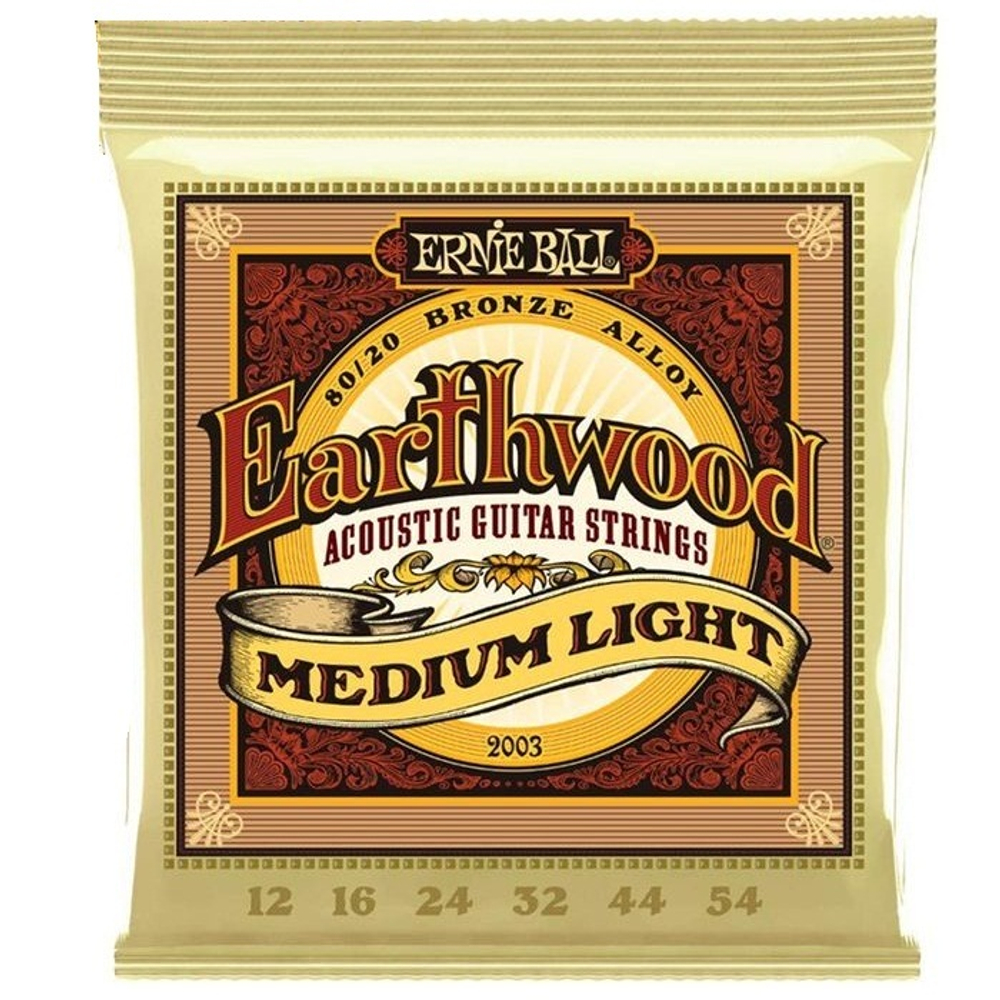 Струны для акустической гитары Ernie ball 2003 Medium light