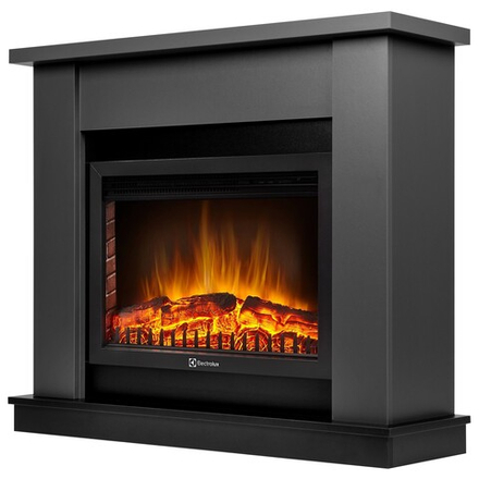 Каминокомплект Firelight: Очаг EFP/P-2520LS N, портал Canto 25 графит