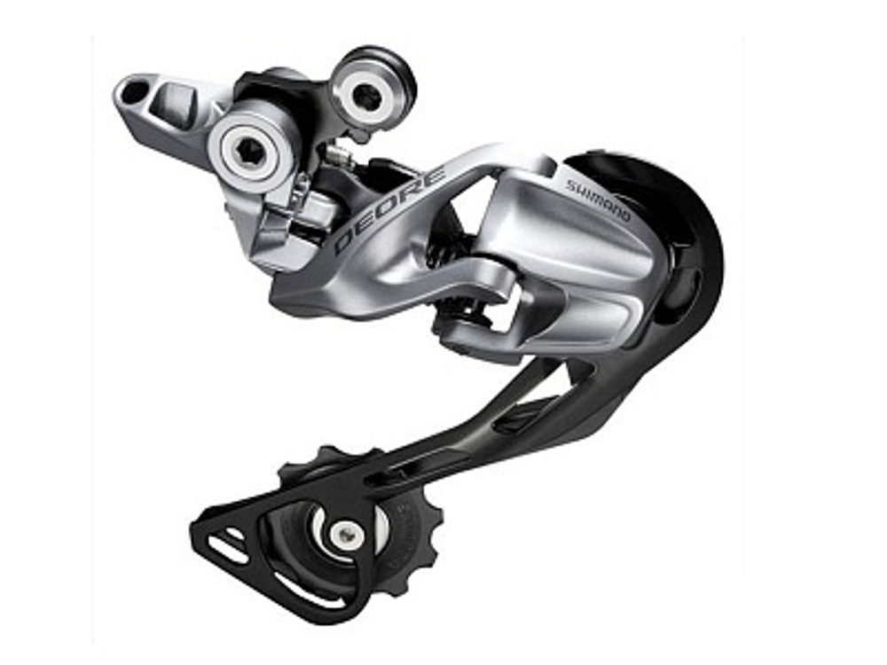 Перек-ль задний Shimano Deore, M615,   GS, 10 ск., серебр.