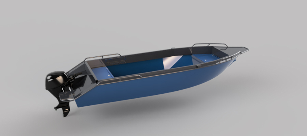 Алюминиевая лодка Berkut S