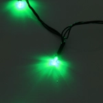 Гирлянда для дома 1,5м 12 ламп LED зелёный пров.,8 реж, IP-20, Зелёный