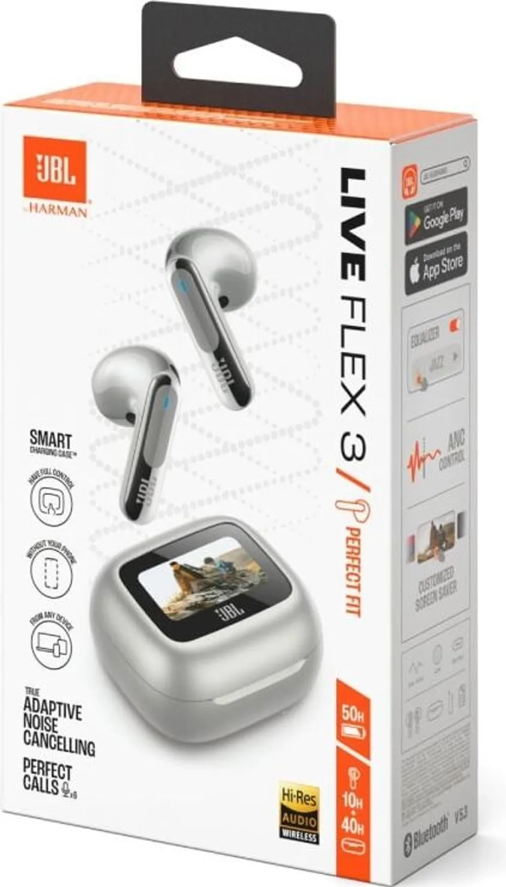 Беспроводные наушники JBL Live Flex 3 Silver - 13