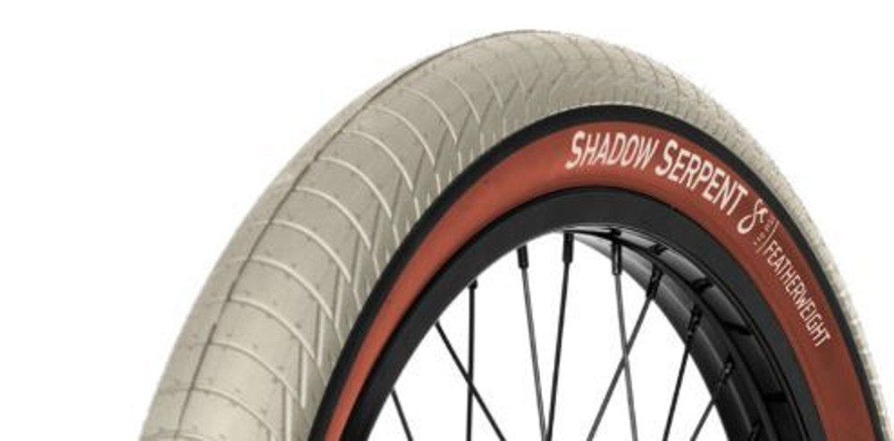 BMX Покрышка Shadow Serpent сталь (2,30" 110psi (серый / оранжевый) арт: 110-07101 2.3)