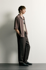 РУБАШКА RELAXED FIT С ВЫШИВКОЙ — ZARA · 4795/130