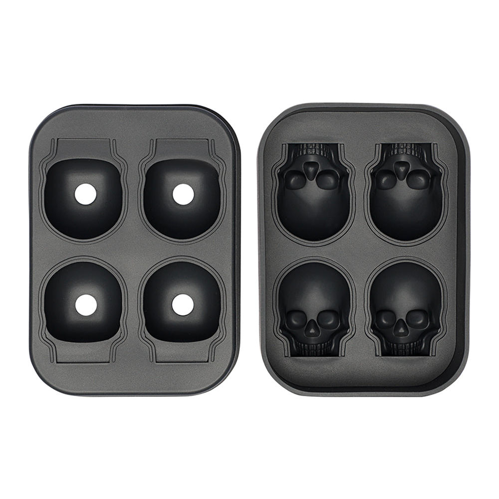 Форма для льда Smart Solutions Ice skull графит