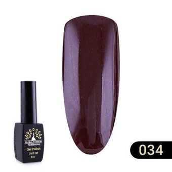 Гель лак BLACK ELITE 034, Global Fashion 8 мл