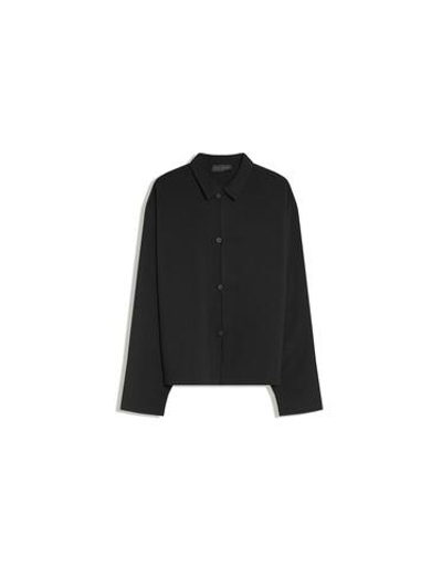 Мужская рубашка boxy fit с длинным рукавом - BERSHKA