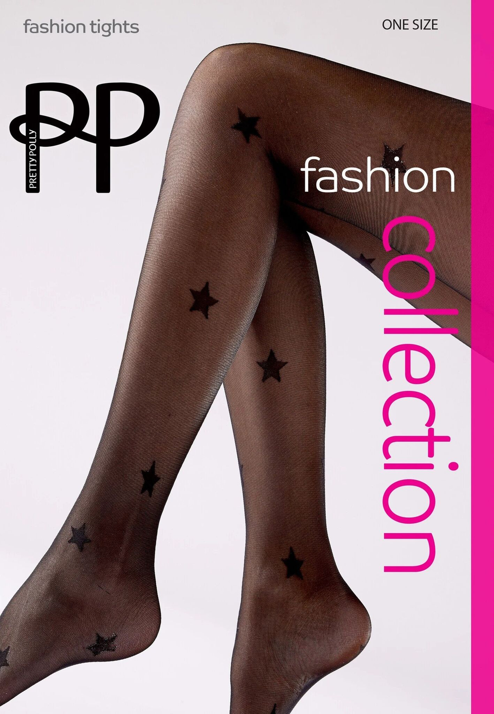 Стильные колготки со звездами Large Star Pattern Fashion Panty (Размер: S-M-L) (Цвет: черный)
