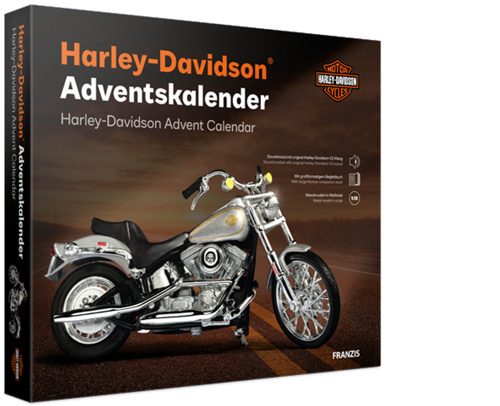 Адвент-календарь Franzis Harley-Davidson 1:18