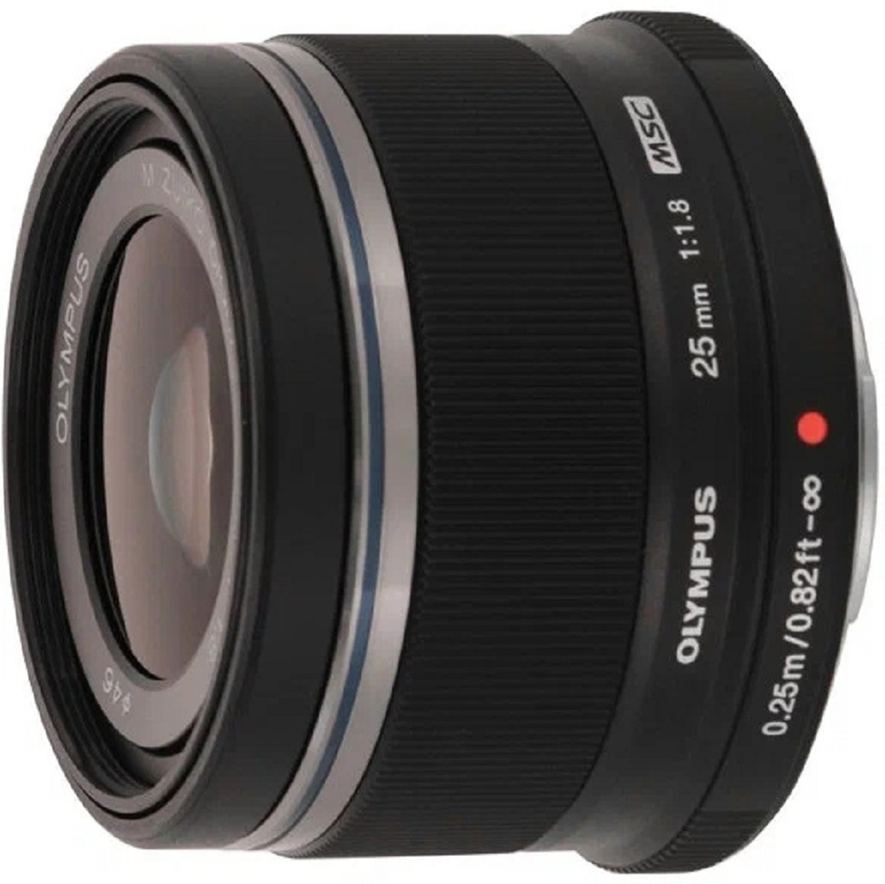 Olympus 25mm f/1.8, черный