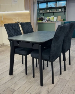 Стол GTD Ceramic Fish Maw Black