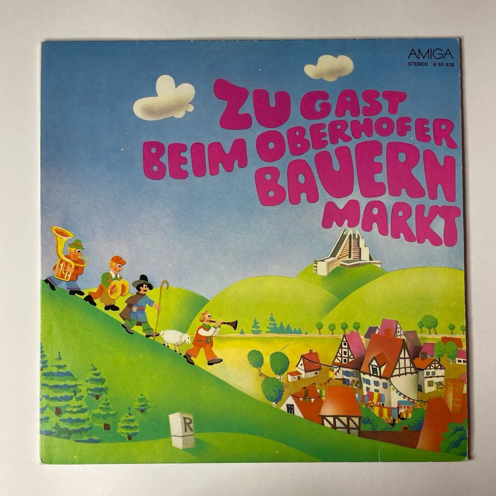 Винтажная виниловая пластинка LP Сборник Zu Gast Beim Oberhofer Bauernmarkt (ГДР 1977)