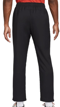 Мужские теннисные штаны Nike Dri-Fit Woven Team Training Trousers M - black/black/white