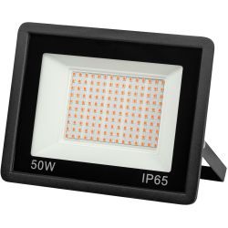 Фитопрожектор для растений светодиодный ЭРА FITO-50W-RB-LED для цветения и плодоношения красно-синего спектра 50 Вт | Фито прожекторы