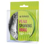 Шнур DUNAEV SPINNING BRAID PE X4 150м 0,08мм ярко зеленый