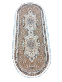 Ковер Mashad 1500 G144 Nescafee Овал