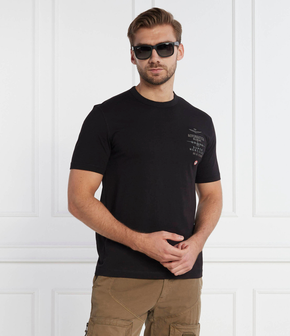 Футболка Aeronautica Militare - черный(TS2135J597)