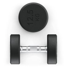 Гантель UNIX Fit PRO круглая обрезиненная 12,5 кг, 2 шт.