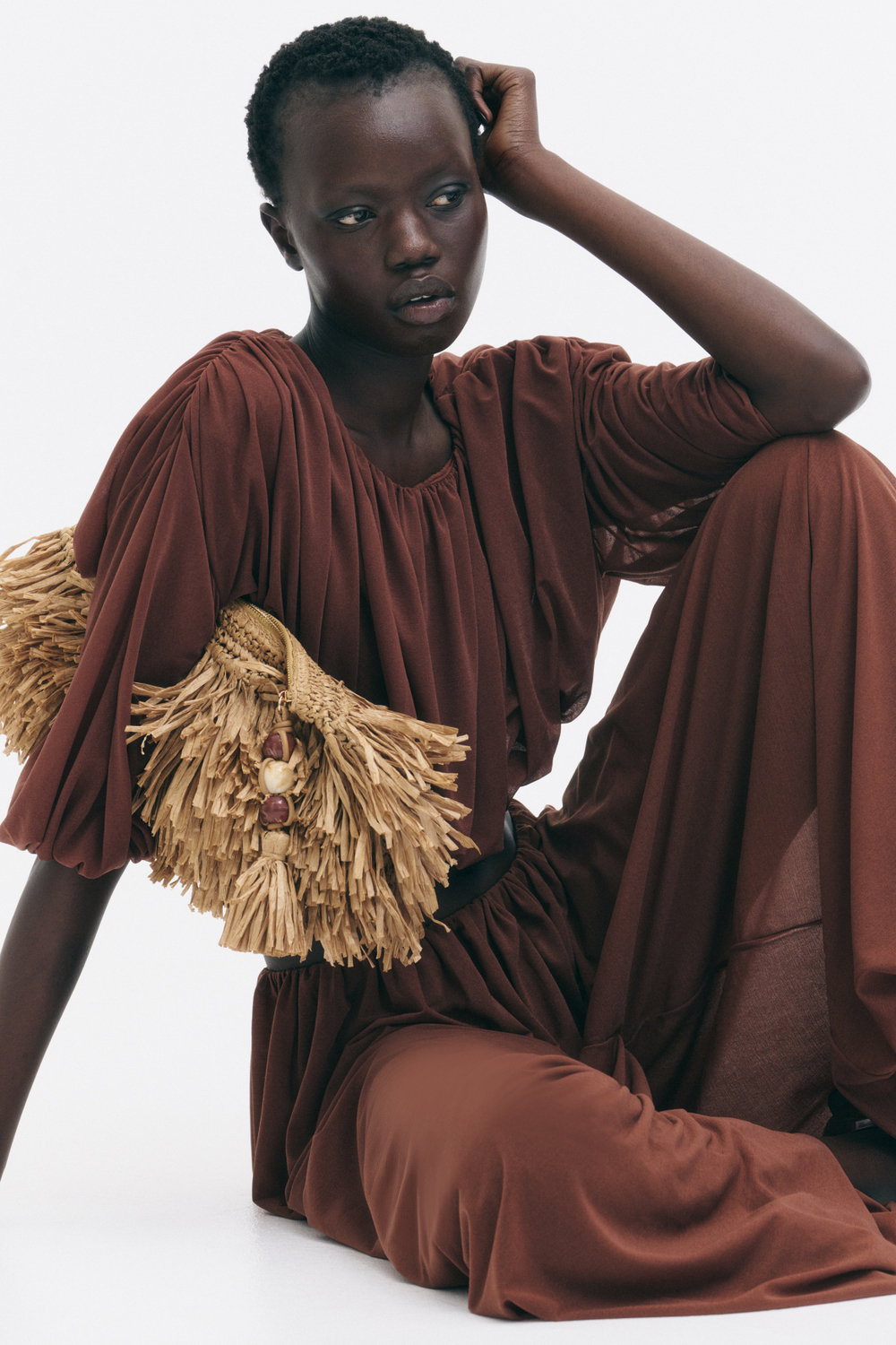 Короткий топ с низом баллон - H&M
