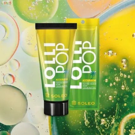 Ускоритель загара LOLLIPOP серии SOLEO с маслом какао 150мл