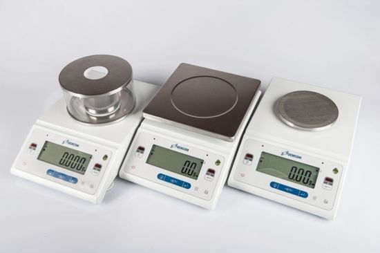 Лабораторные весы DEMCOM DL-122 с гирей