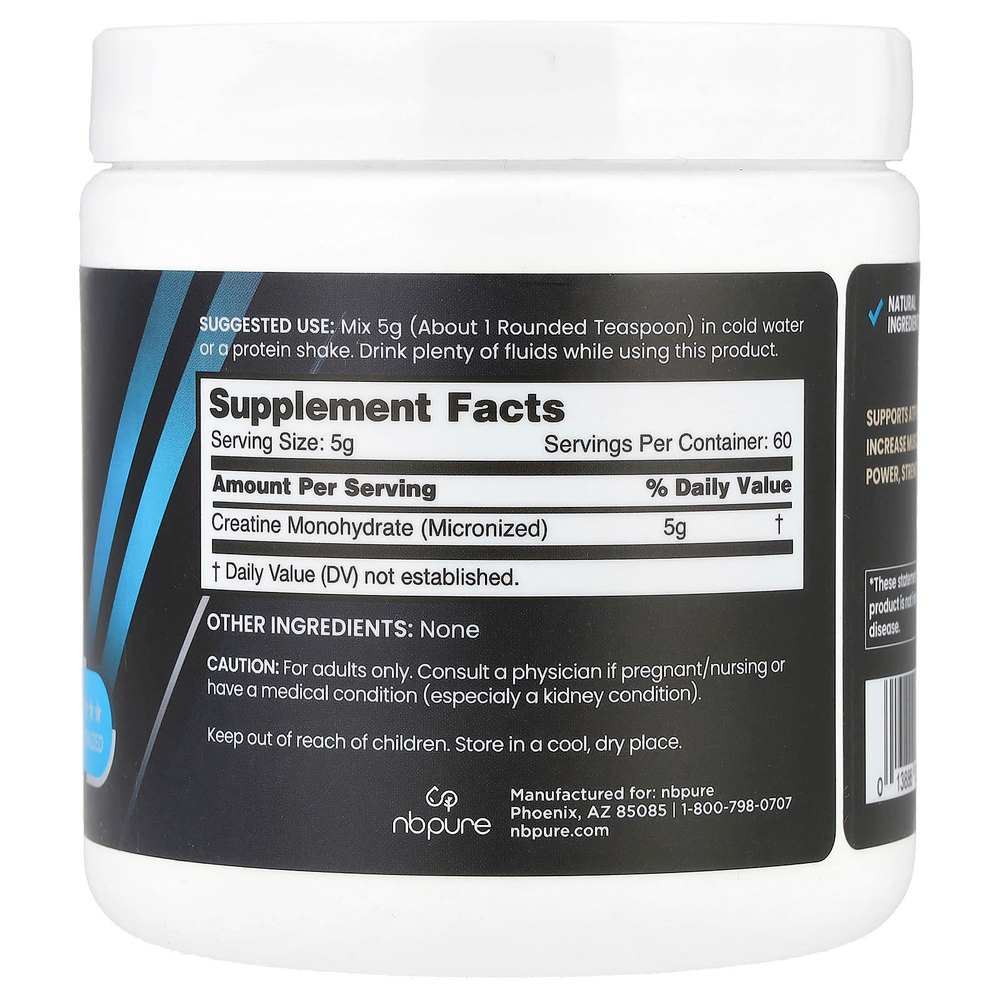 NB Pure, Performance Creatine+, 300 г (10,6 унции)