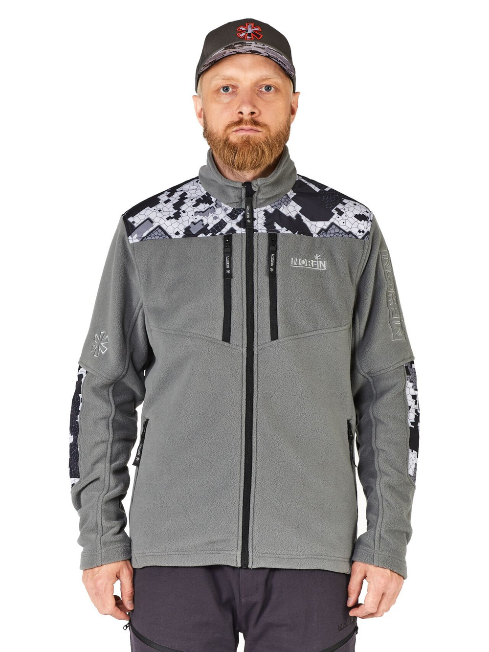 Куртка флисовая Norfin GLACIER CAMO 01 р.S
