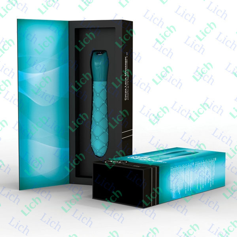 Шикарный голубой вибромассажер Ceres Lace