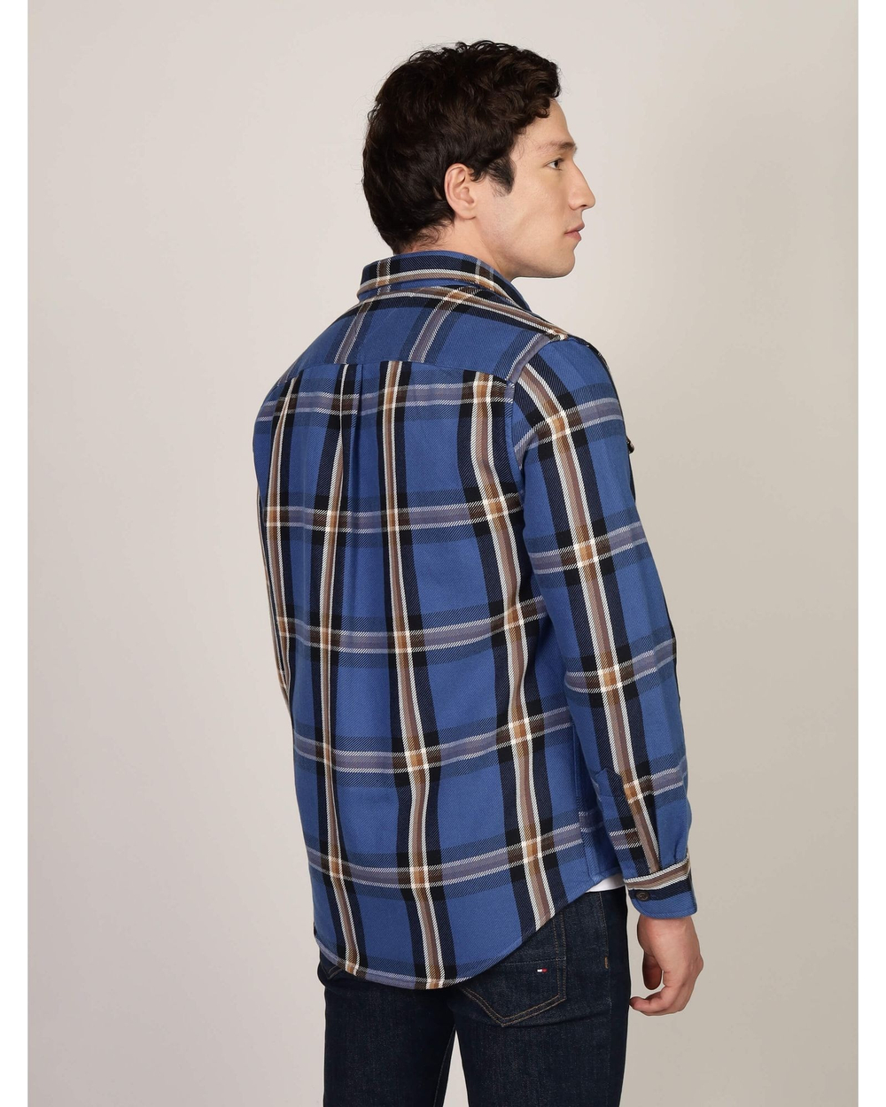 Рубашка мужская TOMMY HILFIGER HEAVY BRUSHED CHECK