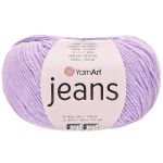 Пряжа YarnArt (ЯрнАрт) Jeans / уп.10 мот. по 50 г, 160м, 89 лаванда