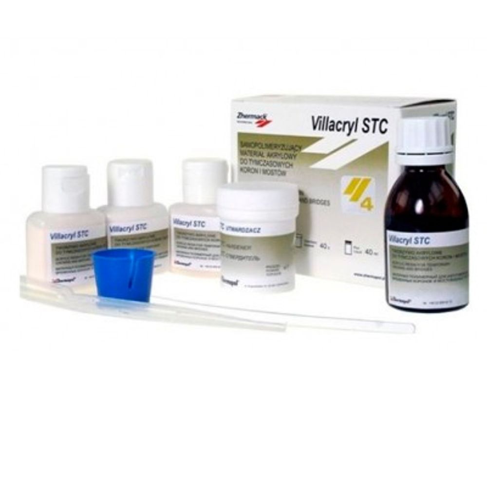 --- Villacryl STC Hot (А2, А3, А3,5, А4, В2, С2), Виллакрил, горячей полимеризации для облицовки и ремонта коронок