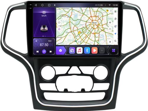 Магнитола для Jeep Grand Cherokee WK2 2013-2021 (взамен 8.4" экрана) - Kuberg EW-1076-2 QLed+2K 10.36" монитор на Android 12, Быстрая, CarPlay, 4G SIM-слот