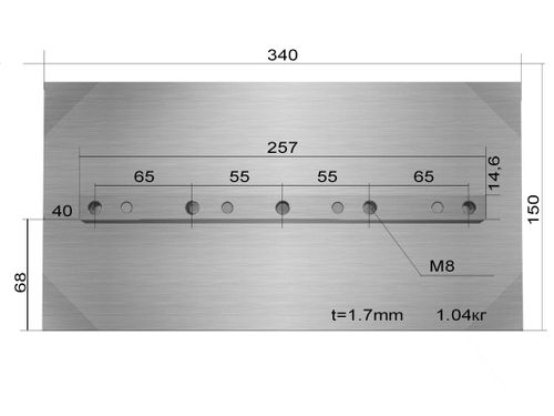 Лопасти для TSS DMD1000 (к-т из 4 лопастей)