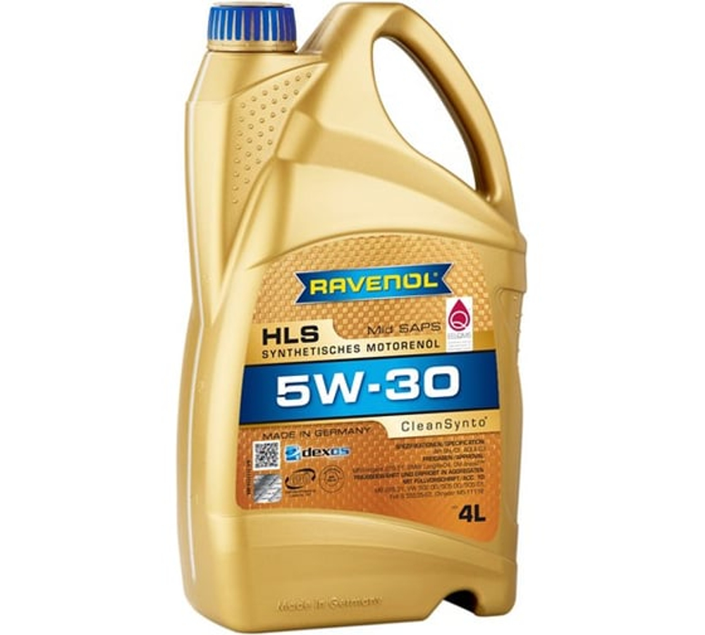 Масло моторное RAVENOL HLS 5W-30 4 л 1111119-004