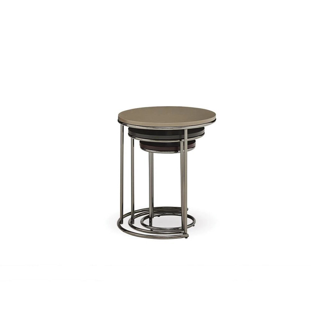 Стол журнальный круглый 3 шт ENZA HOME FIERA  EH69463