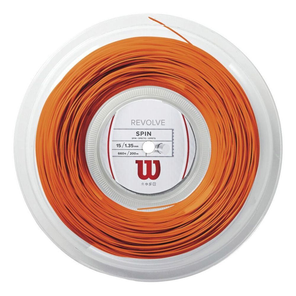 Струны теннисные Wilson Revolve String Reel 200m - Orange