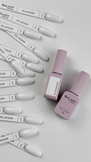 Gel lacquer Galaxy White гель-лак белый, 9g