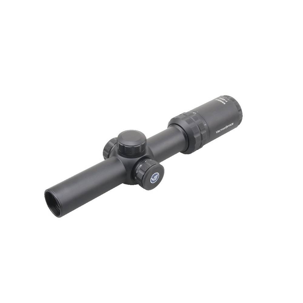 Прицел Grizzly 1-4x24, Vector Optics ( установка на Тигр, СВД, Вепрь 308 СОК-95 / Сетка German #1 / с подсветкой )