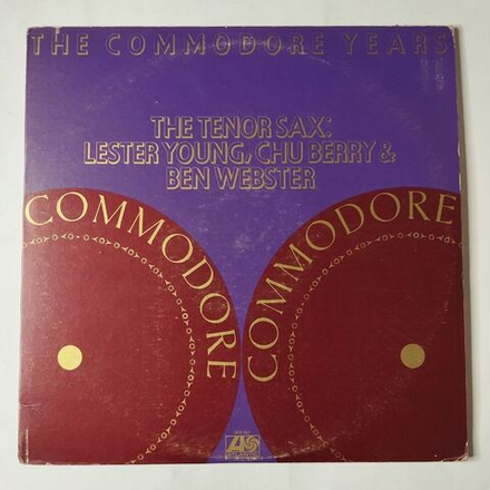 Винтажная виниловая пластинка LP The Tenor Sax: Lester Young, Chu Berry and Ben Webster (USA 1973)