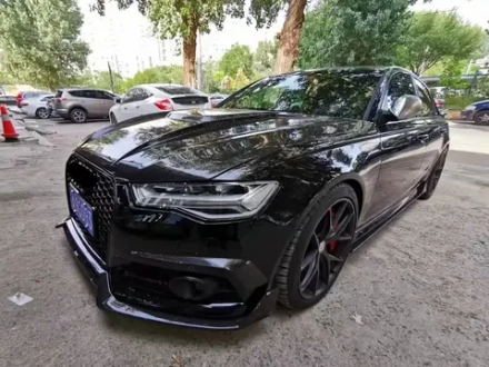 Карбоновые боковые юбки для AUDI S6 & A6 S-LINE & A6 AVANT & A6 2016-2018 C7.5 Ауди обвес