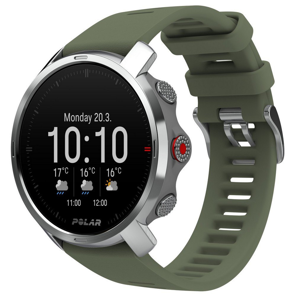 Мультиспортивные GPS-часы POLAR GRIT X, зеленые