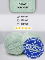 Пряжа для вязания из ангоры и экошерсти