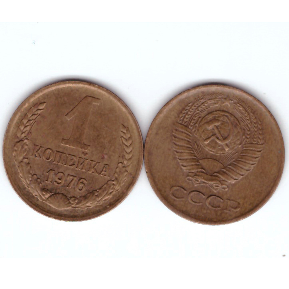 1 копейка 1976 год VF-