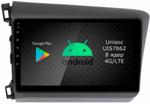 Магнитола для Honda Civic 9 2012 (седан) - Airok RI-1921 Android 12, Быстрая, SIM-слот
