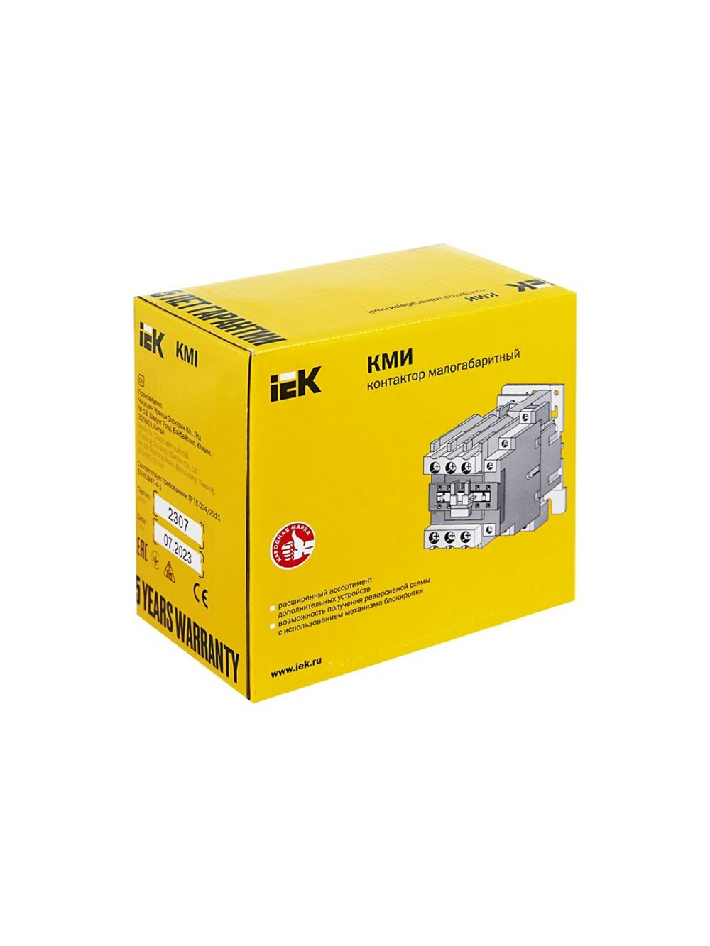 Контактор КМИ-35012 50А 230В/АС3 1НО 1НЗ KARAT IEK KKM31-050-230-11