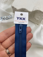 Молния YKK спираль неразъёмная, 3мм, цвет 040, синий