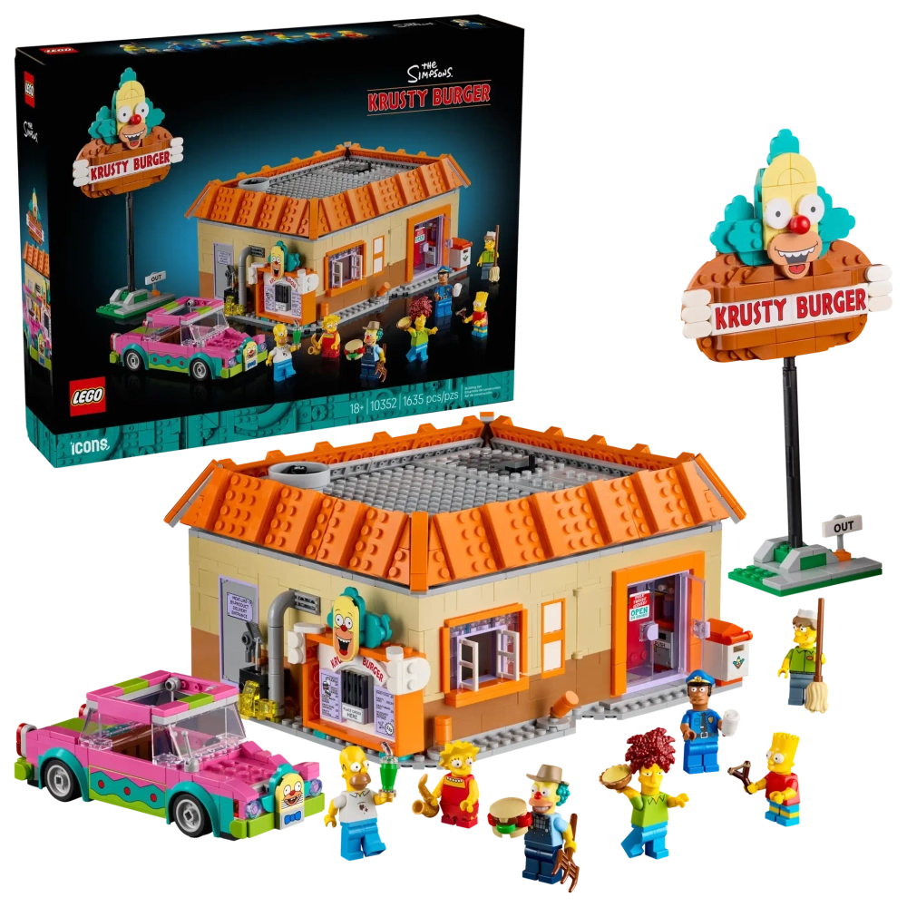 Конструктор LEGO Icons 10352 Симпсоны: Бургер Красти